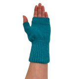 Wrist Warmers Lambswool Parakeet Blue