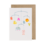 New Baby Card Baby Mobile
