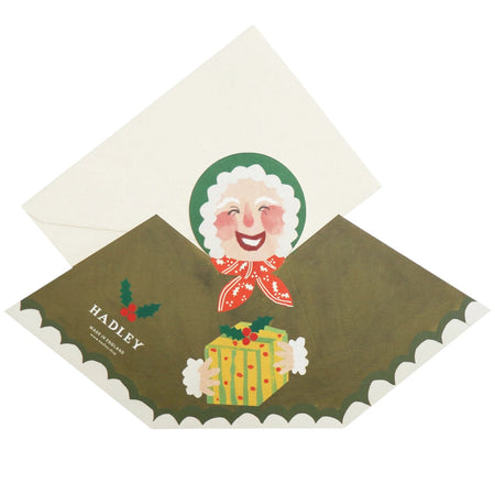 Christmas Stand-Up Card Mrs Claus