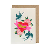 Mothers Day Card Birds With Heart