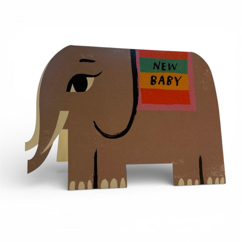 New Baby Card Elephant