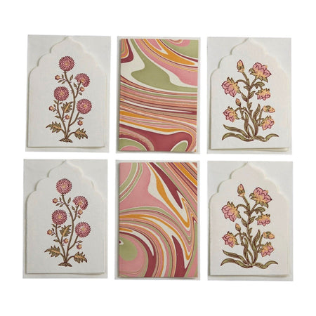 Boxed Notecard Set Sandook Ruby Quartz