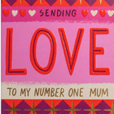 Mothers Day Card Number One Mum