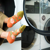 Bonne Maison Trainer Socks Orange Butterfly