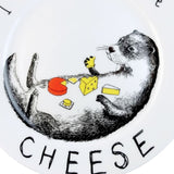 China Plate Really Otter Have Cheese