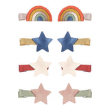 Hair Clips Over The Rainbow Mini Clip Set