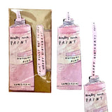 Birthday Card Pink Paint