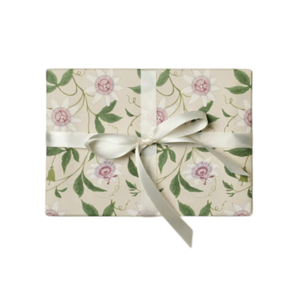 Wrapping Paper Sheet Passion Flower