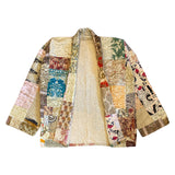 Jacket Silky Cotton Kantha Patchwork