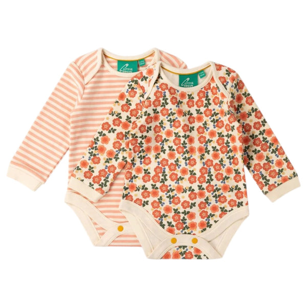 Baby Bodysuit 2 Pack Petals