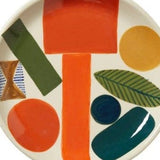 Side Plate Stoneware Ceramic Autumn Leaf