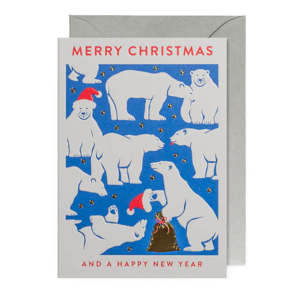 Christmas Card Polar Bears