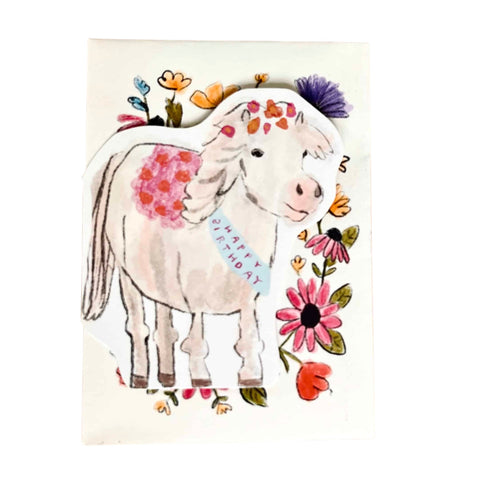 Birthday Card Birthday Pony