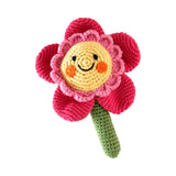 Flower Rattle Organic Cotton