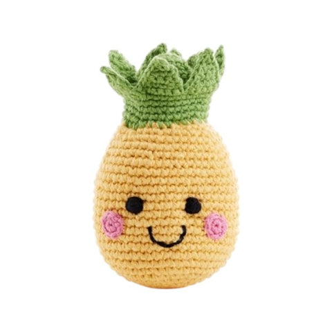 Pineapple Rattle Organic Cotton