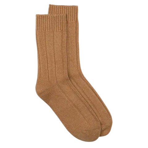 Recycled Wool Ankle Sock Camel
