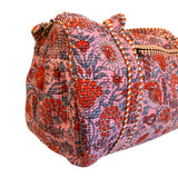 Duffle Bag Red Floral