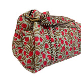 Duffle Bag Cerise Flower