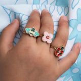 Glitter Rings Ladybird