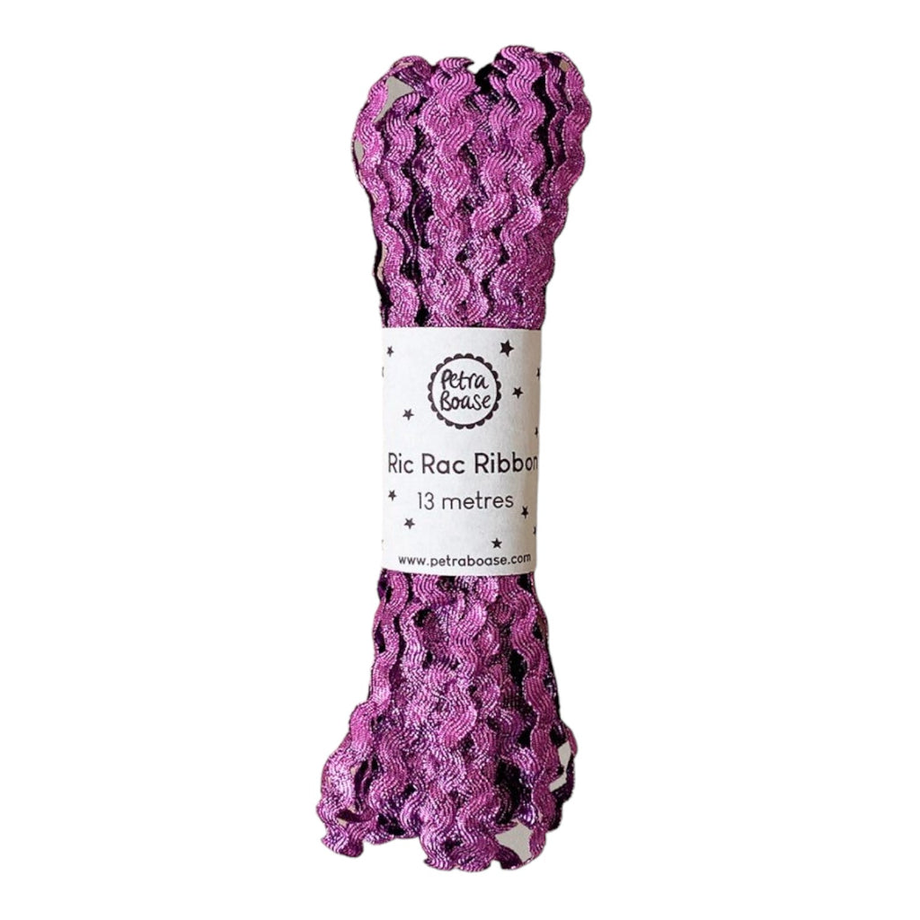 Purple Holographic Ric Rac Ribbon Metallic Ric Rac 13 Meters – m.a.d.e.