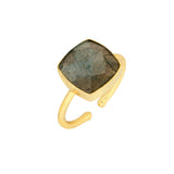 Ring Adjustable Size Darcy Labradorite
