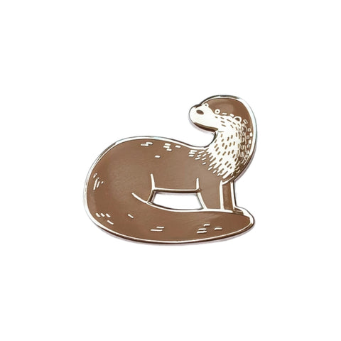 River Otter Enamel Pin