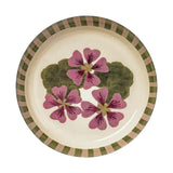 Enamel Tray Round Geranium