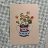 A5 Print Apricot Nasturtium