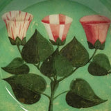 Enamel Tray Round Festival Of Flowers