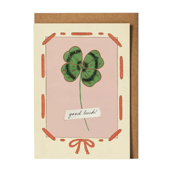 Good Luck Card Clover