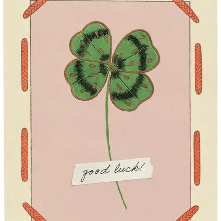 Good Luck Card Clover