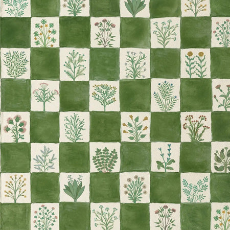 Tea Towel 15th Century Herbs