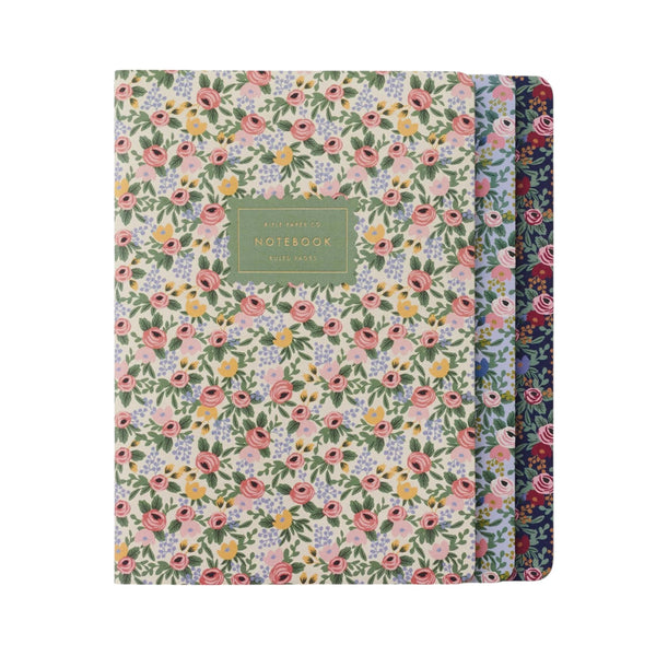 Notebooks Set Of 3 Rosa