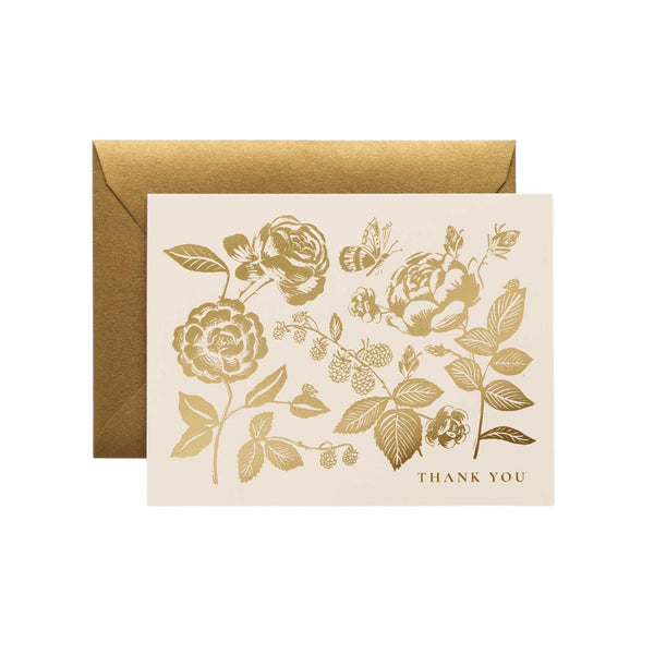 Thank You Card English Rose