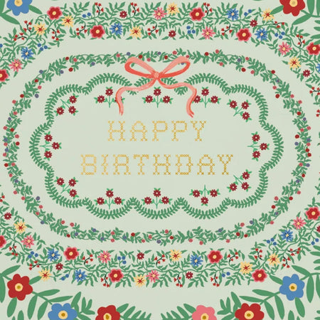 Birthday Card Rosette