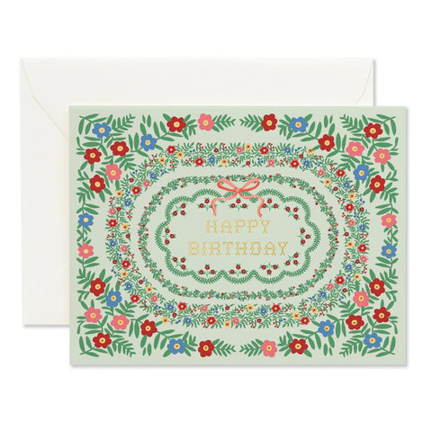 Birthday Card Rosette