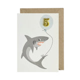 Birthday Card Age 5 Shark