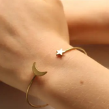 Wrap Bracelet Star And Moon