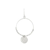 Earrings Dominique Silver Disc