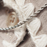 Necklace Silver Rope Chain