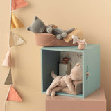 Sleeping Kitten Plush Small Grey