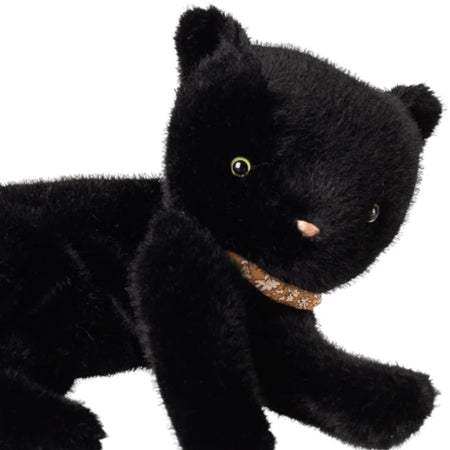 Sleeping Kitten Plush Medium Black