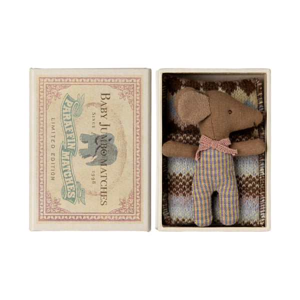 Sleepy Wakey Baby Mouse In Matchbox Rose