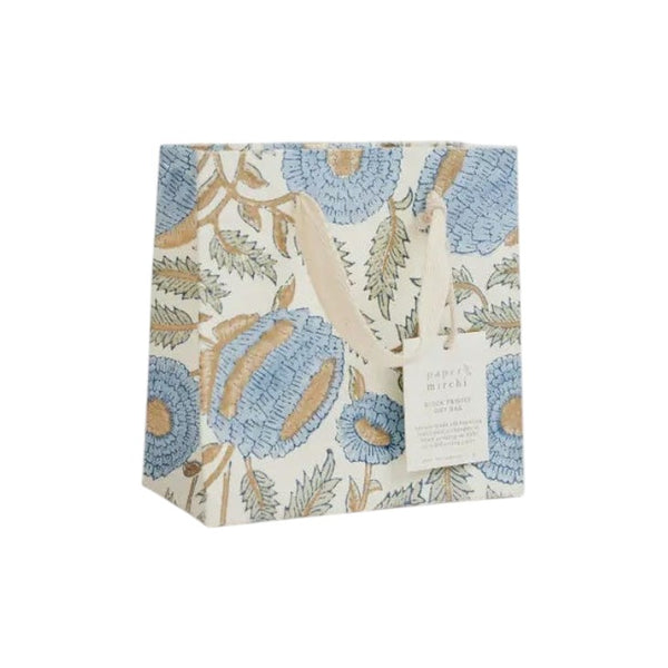 Gift Bag Medium Blue Stone