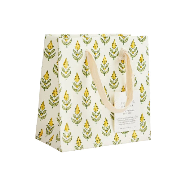 Gift Bag Medium Yellow Sunshine