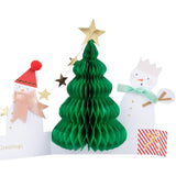 Snowman Family Concertina Christmas Card