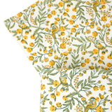 Wrapping Paper Sheet Hand Block Printed Song Birds Sunshine