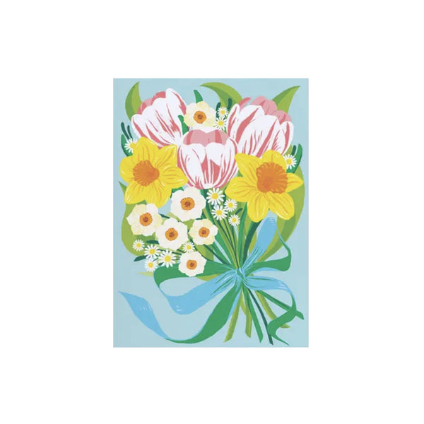 Card Spring Bouquet