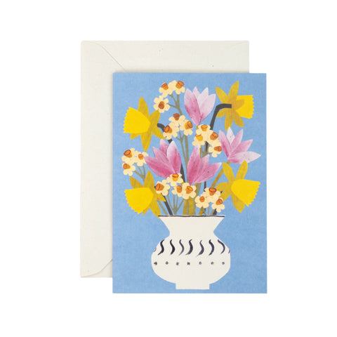 Card Spring Flowers