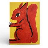 Card Die Cut Squirrel